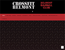Tablet Screenshot of crossfitbelmont.com